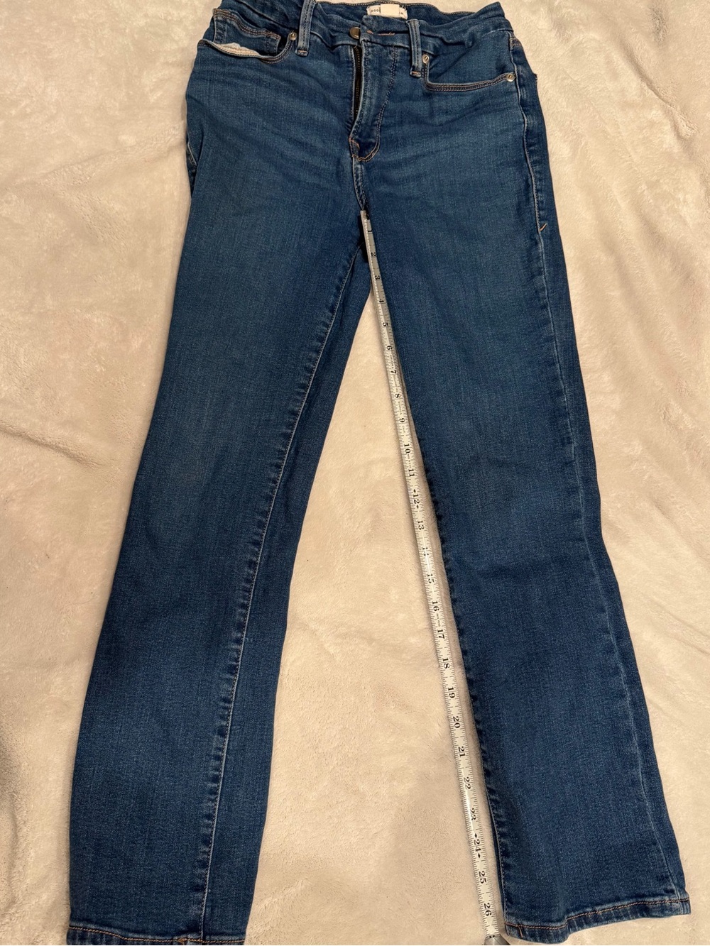 Good American Dark Blue Jeans